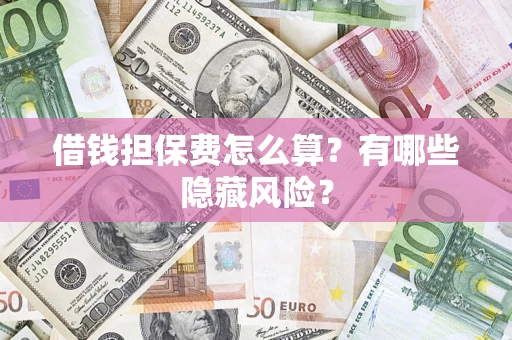 武汉借钱担保费怎么算？有哪些隐藏风险？