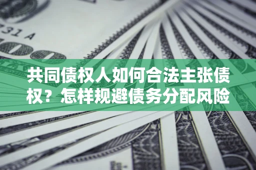 武汉共同债权人如何合法主张债权？怎样规避债务分配风险？