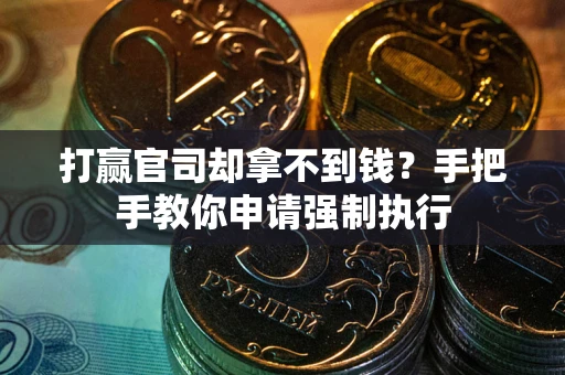 武汉打赢官司却拿不到钱？手把手教你申请强制执行