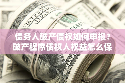 武汉债务人破产债权如何申报？破产程序债权人权益怎么保障？