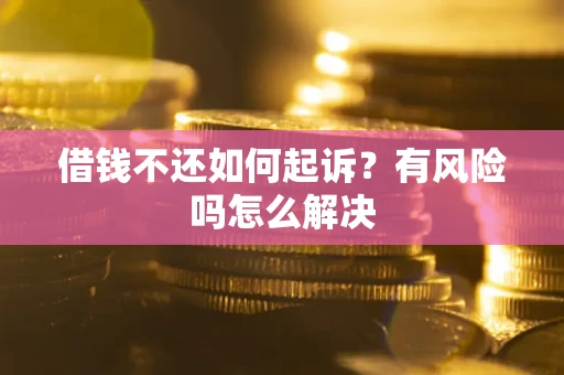 武汉借钱不还如何起诉？有风险吗怎么解决