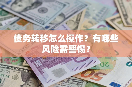 武汉债务转移怎么操作？有哪些风险需警惕？