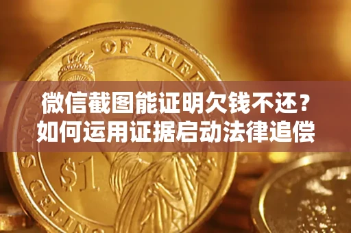 武汉微信截图能证明欠钱不还？如何运用证据启动法律追偿程序？