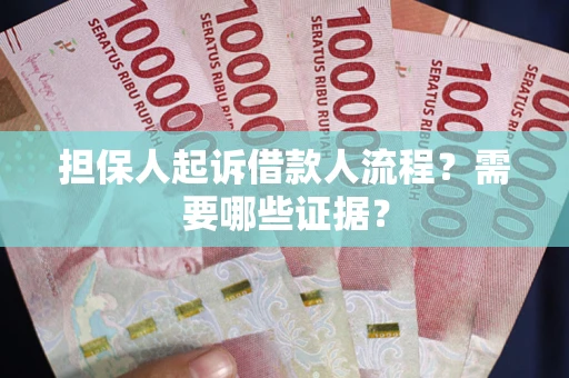 武汉担保人起诉借款人流程？需要哪些证据？