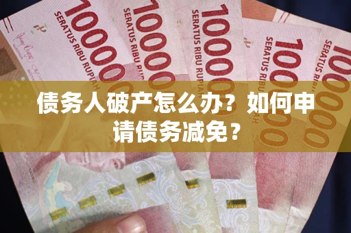 武汉债务人破产怎么办？如何申请债务减免？