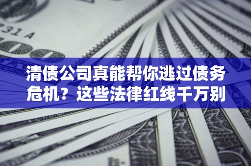 武汉清债公司真能帮你逃过债务危机？这些法律红线千万别踩