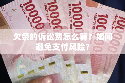 武汉欠条的诉讼费怎么算？如何避免支付风险？