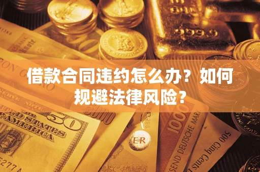 武汉借款合同违约怎么办？如何规避法律风险？
